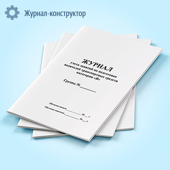 Журнал учета занятий по подготовке водителей транспортных средств категории «В»
